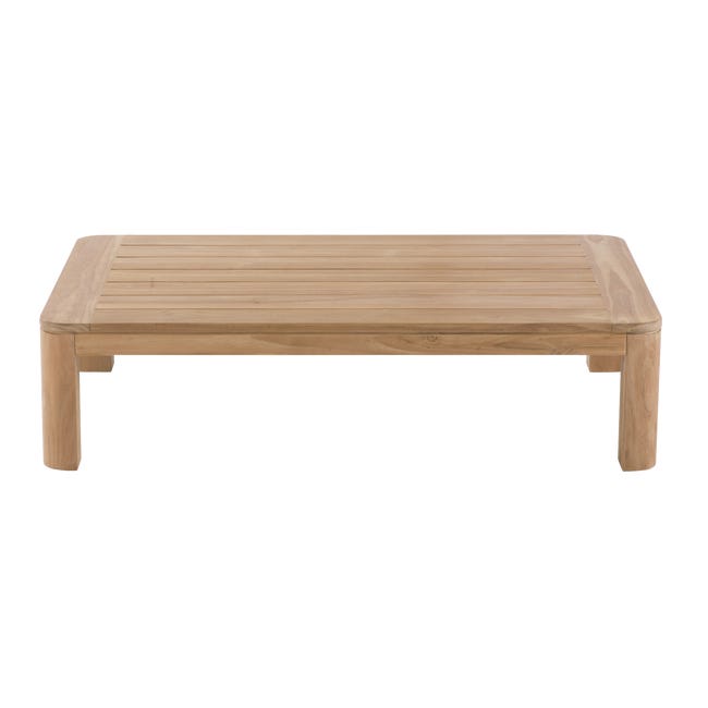Stolik ogrodowy Baelo 130x80cm brązowy Naterial