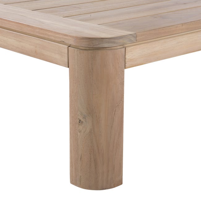 Stolik ogrodowy Baelo 130x80cm brązowy Naterial