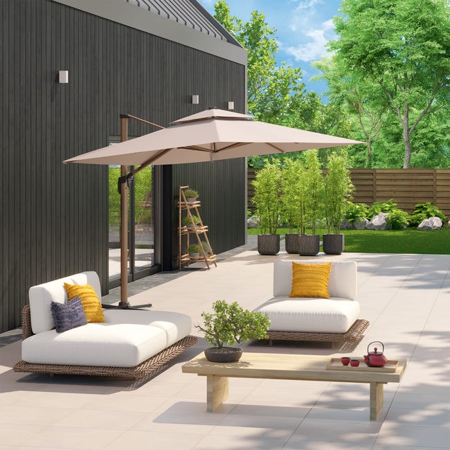 Stolik ogrodowy Maya 170x73 cm drewniany teak Naterial