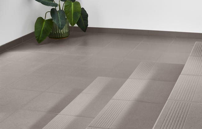 Stopnica Kwazar Grys 30 x 30 Ceramika Paradyż