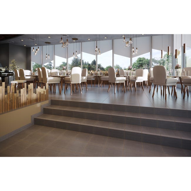 Stopnica Tecnico Silver 30.5 x 30.5 Greenline Tiles