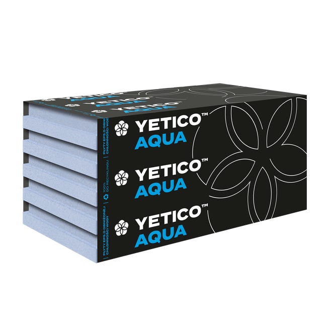 Styropian Fundament AQUA EPS 036 EPS 100 100 mm 0.75m2 Yetico