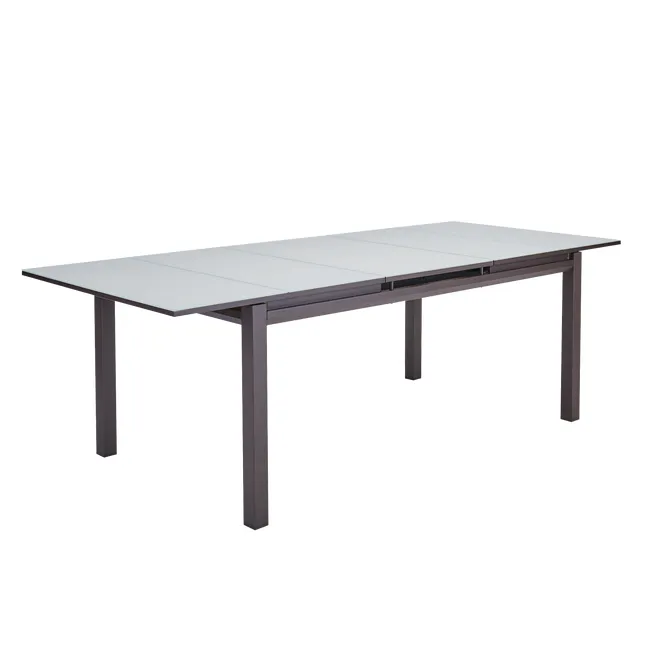 Stół ogrodowy rozsuwany Odyssea 100x180/240 cm brązowy Naterial