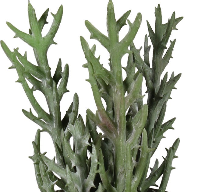 Sukulent sztuczny 16cm w doniczce metalowej