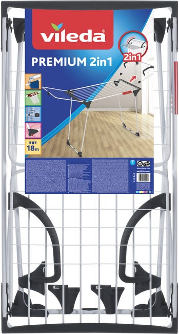 Suszarka stojąca Premium 2 w 1 Vileda