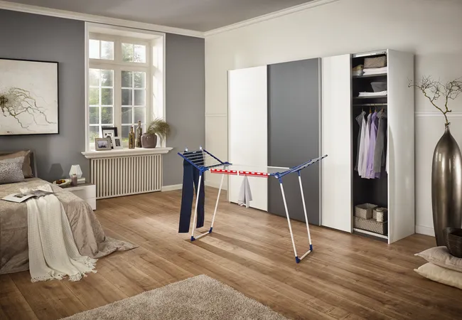 Suszarka stojąca pozioma Pegasus Solid Slim Leifheit