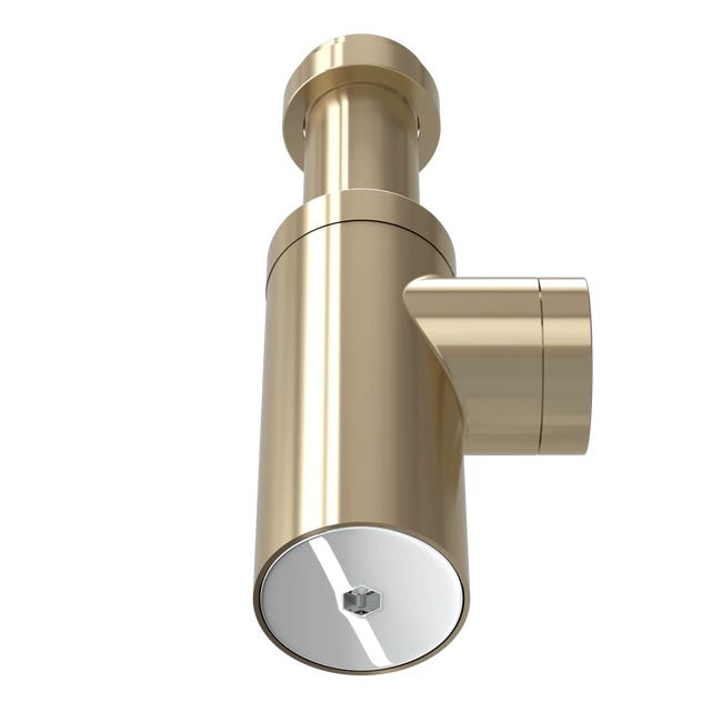 Syfon umywalki bez spustu ROSACE mosiądz EQUATION