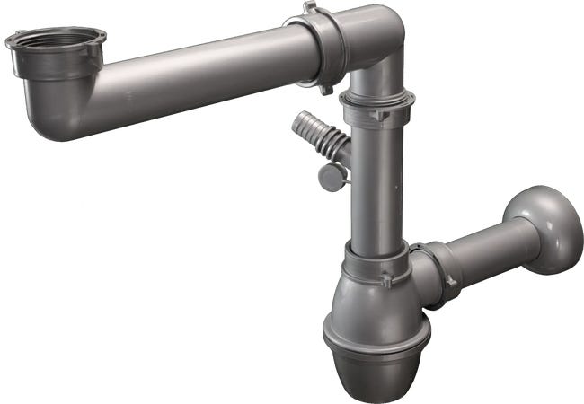 Syfon zlewozmywakowy 1-KOMOROWY butelkowy bez spustu GL0003 GERMANLINE