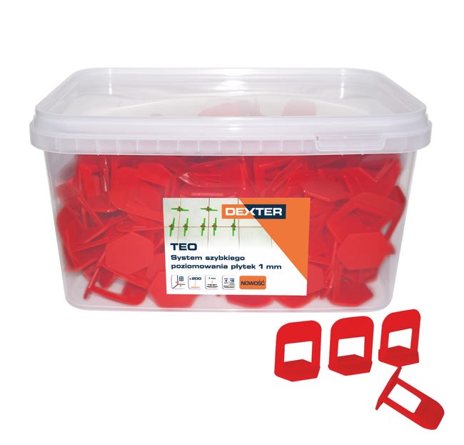 System poziomujący 200 SZT 1 MM TEOKLIN