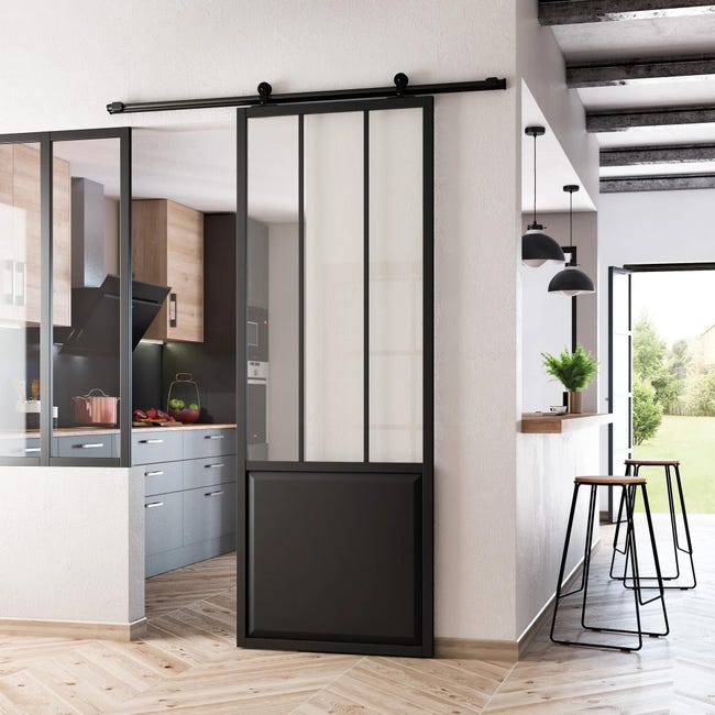 System przesuwny Loft 3 czarny 1.86 m Artens