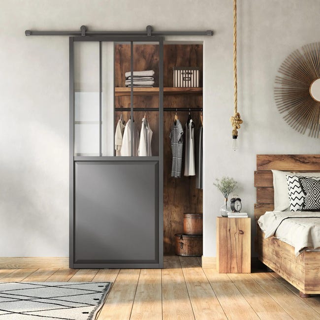 System przesuwny Loft 3 szary 1.86 m Artens