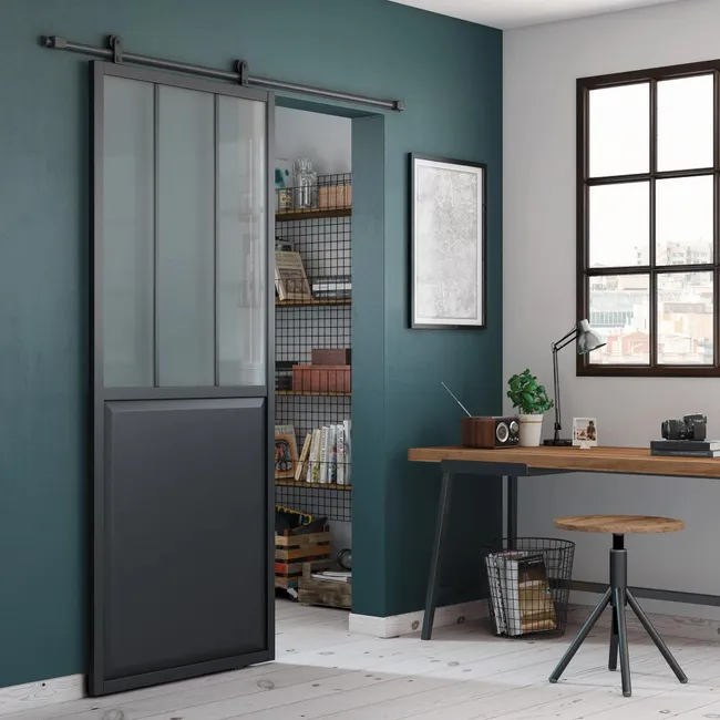 System przesuwny do drzwi przesuwnych Loft II Szary Artens