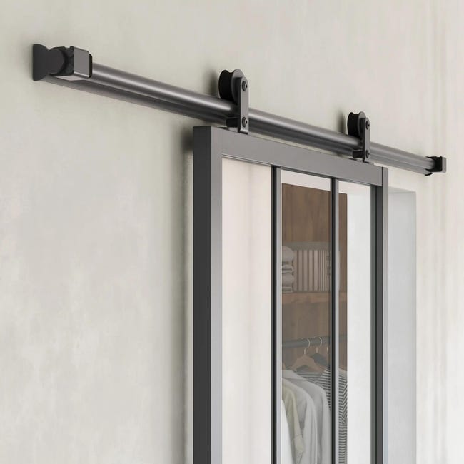 System przesuwny do drzwi przesuwnych Loft II Szary Artens