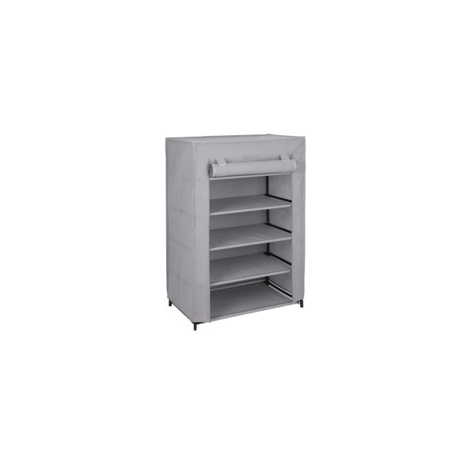 Szafa tekstylna na buty 90 x 35 x 60 cm granit Spaceo