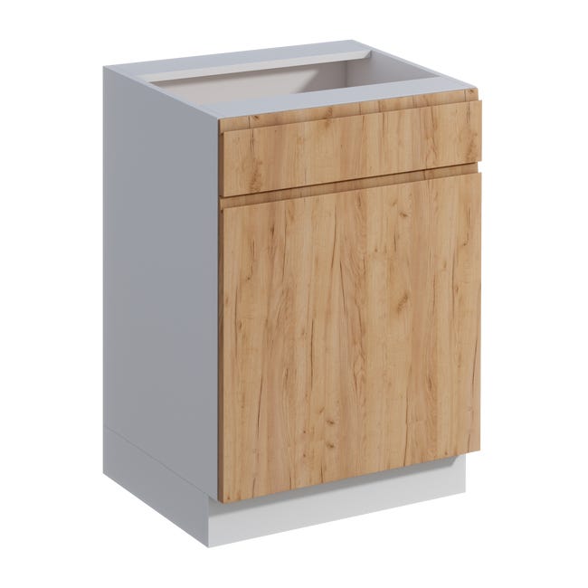 Szafka kuchenna stojąca Aspen II 60 cm kolor dąb craft