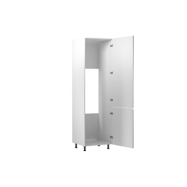 Szafka kuchenna słupek pod lodówkę Aspen II 60 cm kolor szary