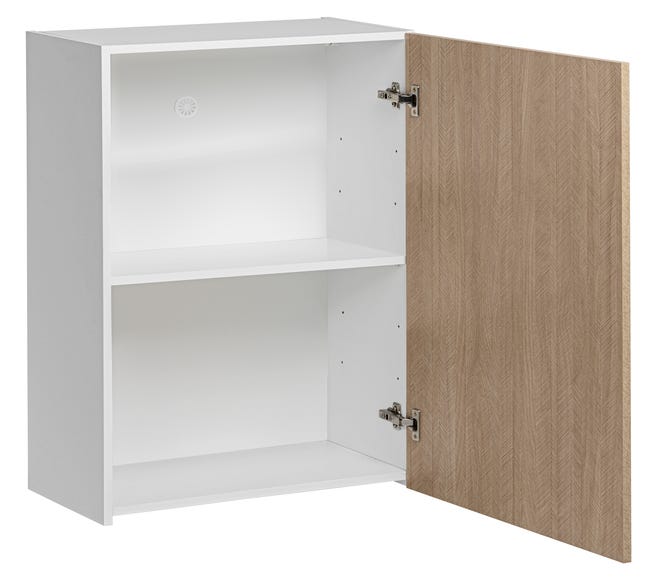 Szafka kuchenna wisząca Roma 60 cm kolor jodełka/biały