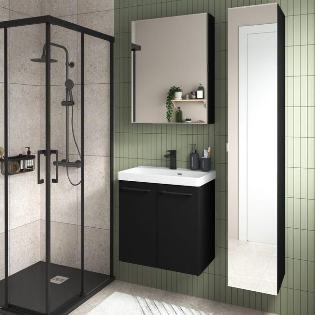 Szafka pod umywalke Remix Black Mat 60 Sensea