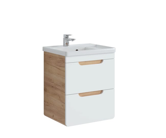 Szafka pod umywalkę Easy Aruba Biała 50 Comad