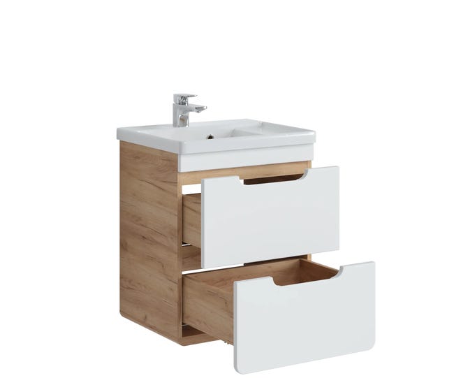 Szafka pod umywalkę Easy Aruba Biała 50 Comad