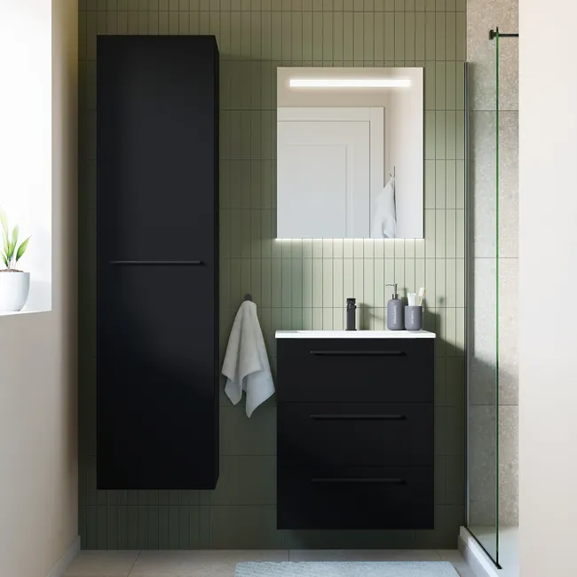 Szafka pod umywalkę Remix Black Mat 60 Sensea