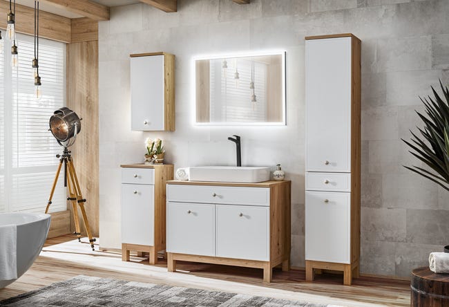 Szafka pod umywalkę Samoa White 90 Comad