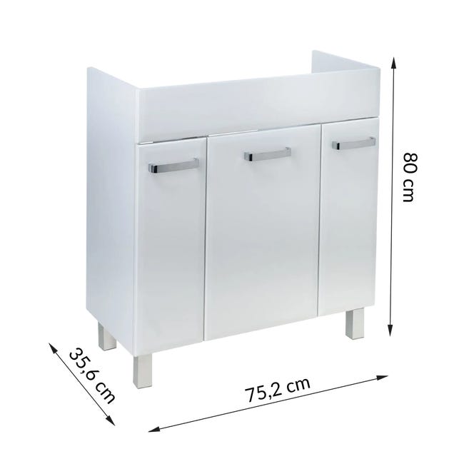Szafka pod umywalkę Storm 75.2 X 35.6 Sensea
