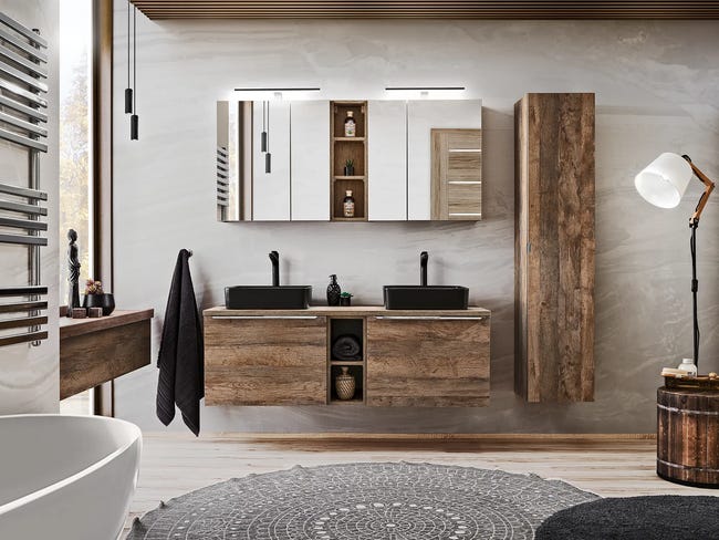 Szafka łazienkowa bez oświetlenia Santafe 60 X 65 X 17 Comad
