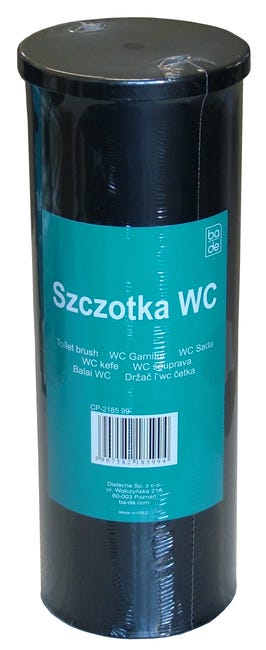 Szczotka WC Czarna Ba-De