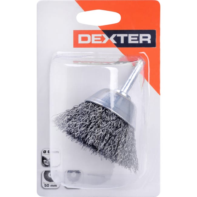 Szczotka tarczowa STALOWA 50 mm DEXTER