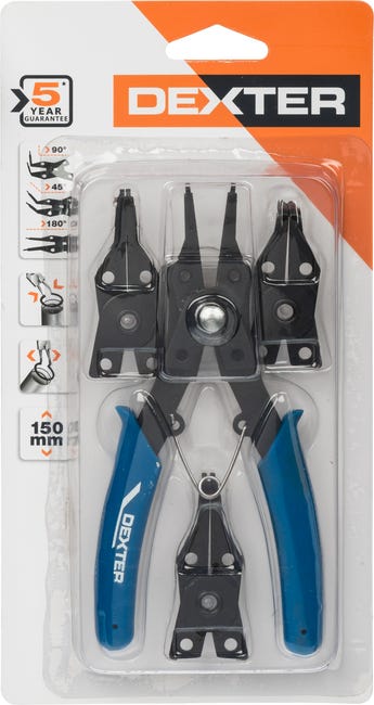 Szczypce Seegera 4 w 1 150 mm Dexter