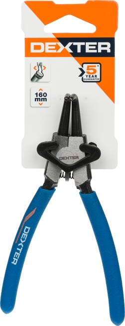 Szczypce Seegera odgięte zewnętrzne 160 mm Dexter