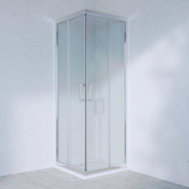 Szkło kabiny kwadratowej transparentne Easy 80 x 80 x 190 Sensea