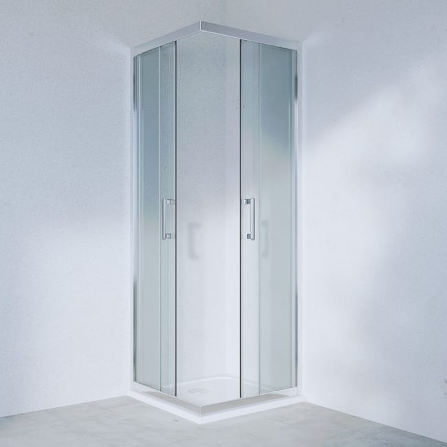 Szkło kabiny kwadratowej transparentne Easy 80 x 80 x 190 Sensea