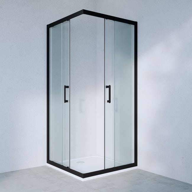 Szkło kabiny kwadratowej transparentne Easy 90 x 90 x 190 Sensea