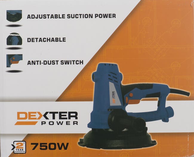 Szlifierka do gipsu R7241-W 180 mm 750W DEXTER POWER