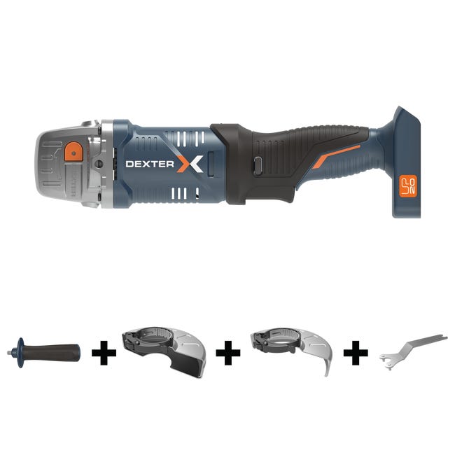 Szlifierka kątowa akumulatorowa 20V 125mm Dexter