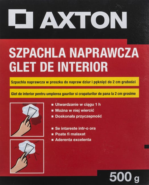 Szpachla naprawcza 0.5 kg AXTON