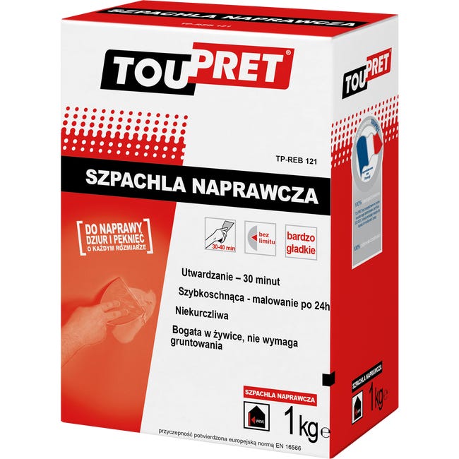 Szpachla naprawcza 1 kg TOUPRET