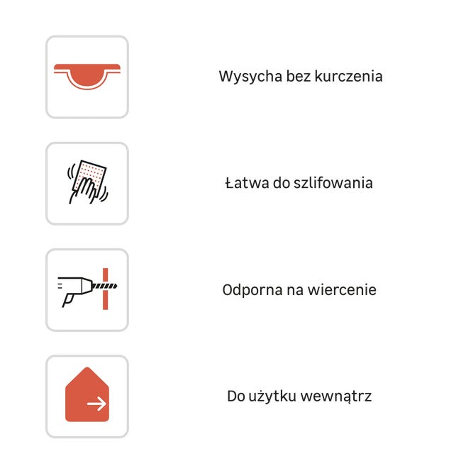 Szpachla naprawcza 5 kg Axton