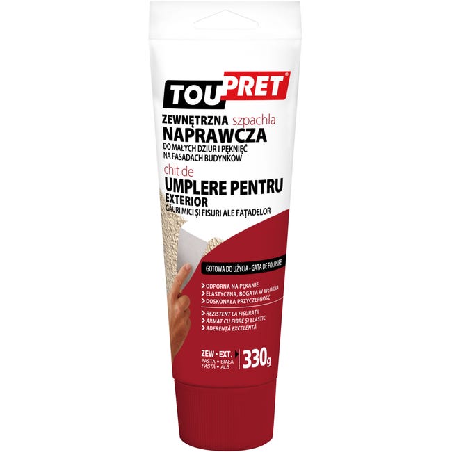 Szpachla naprawcza ZEWNĘTRZNA 330 g TOUPRET