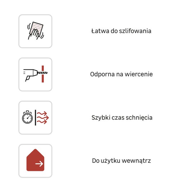 Szpachla naprawcza lekka 1 l Axton