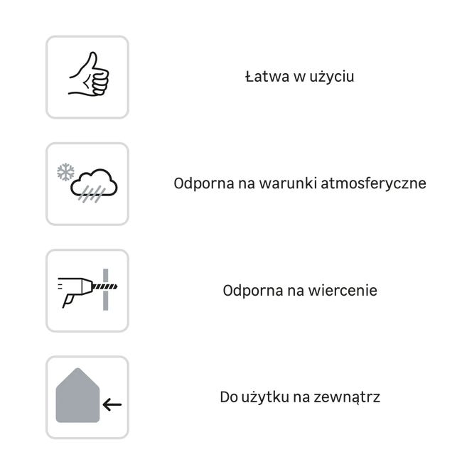Szpachla naprawcza zewnętrzna 1 kg Axton