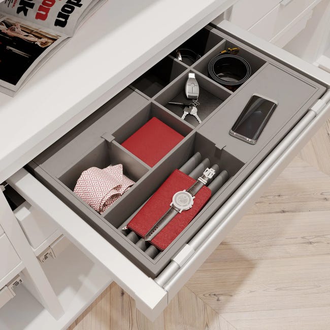 Szuflada z organizatorem do korpusu 60 cm biała Elite GTV