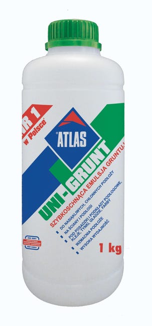 Szybkoschnąca emulsja gruntująca Uni-Grunt 1 litr Atlas
