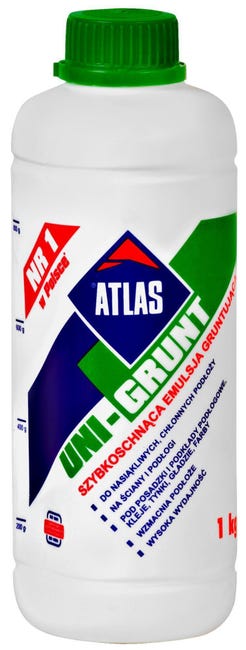 Szybkoschnąca emulsja gruntująca Uni-Grunt 1 litr Atlas