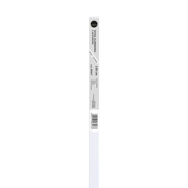 Szyna sufitowa 1-torowa 150 cm biała aluminiowa z akcesoriami Inspire
