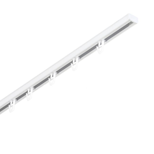Szyna sufitowa 1-torowa 200 cm biała aluminiowa z akcesoriami Inspire