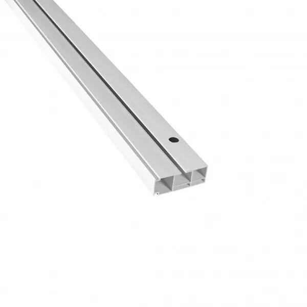 Szyna sufitowa 1-torowa biała 200 cm z akcesoriami PVC