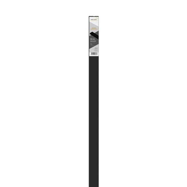 Szyna sufitowa 1-torowa czarna 120 cm z akcesoriami PVC